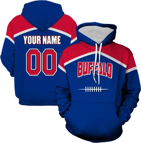 Vista 17 de Sudaderas con capucha personalizadas para hombre, regalos para fanáticos de la ciudad del fútbol, para mujeres, hombres, jóvenes, con nombre y número