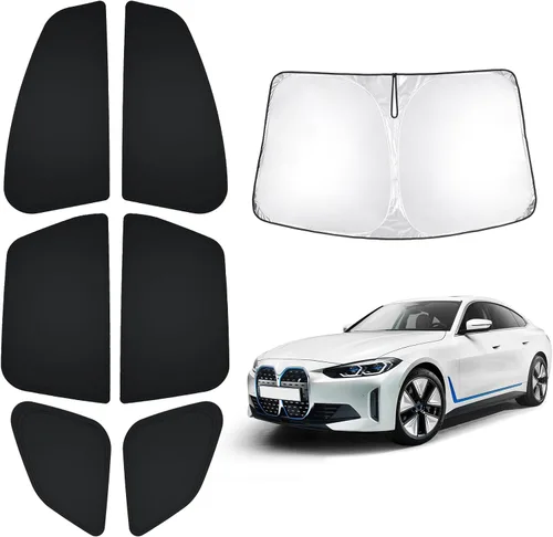 Vista 75 de T TGBROS Parasol para parabrisas para BMW X1 F48 2016 2017 2018 2019 2020 2021 2022 para ventana de automóvil, con bloqueo UV grueso y opaca