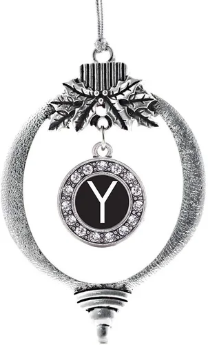 Vista 164 de Inspired Silver - Adorno de cromosoma 21 con dije de círculo de plata con joyas de circonita cúbica