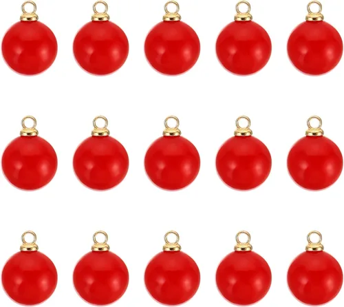 Vista 18 de PATIKIL 150 cuentas de perlas de perlas de imitación de perlas colgantes de bricolaje para hacer joyas, pulseras, aretes, collar