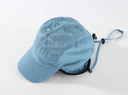 Vista 4 de Home Prefer Gorros de invierno impermeables para hombre, gorra de béisbol con forro polar cálido