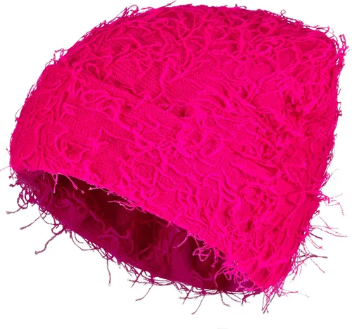 Vista 24 de Chuarry Distressed Knitted Beanie Fuzzy Winter Hat Albaricoque surtido