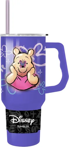 Vista 18 de Silver Buffalo Pokemon Cafe Art Mimikyu Stainless Steel Tumbler, 30oz