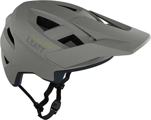 Vista 9 de Leatt Casco MTB AllMtn 2.0 Hebilla magnética Fidlock y visera Blanco crema