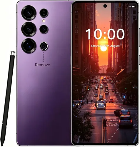 Vista 12 de Teléfonos desbloqueados, teléfono celular C24 Ultra Android 14, teléfono inteligente 8G+256G, Snapdragon 8 Gen3/6800mAh carga rápida/pantalla de 6.8