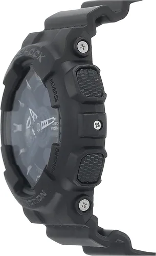 Vista 2 de Casio G-Shock Ana-digi World Time Reloj para hombre con esfera negra #GA110-1B, Negro