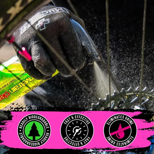 Vista 7 de Muc-Off Nano Tech - Limpiador de bicicleta Bio Drivetrain, 16.9 fl oz - Limpiador de cadena de bicicleta biodegradable eficaz y desengrasante