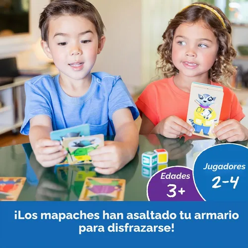 Vista 2 de Educational Insights Raccoon Rumpus - Lindos juguetes y juegos de mesa educativos para preescolar, juegos de color y memoria para niños, juego 2