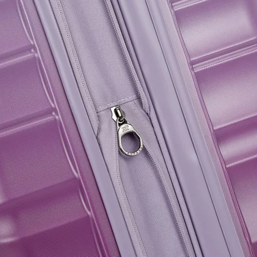 Vista 4 de American Tourister Cascade Hardside - Maleta giratoria ligera, Púrpura (Purple Haze), Cascade Hardside Equipaje Expandible Con Ruedas Giratorias