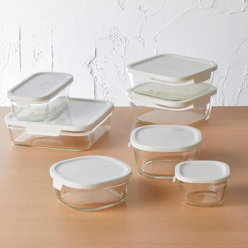 Vista 12 de iwaki KN3240H-W Contenedor de almacenamiento, Pack & Range, Profundo, Pequeño, Mini, 19.6 fl oz (18.6 fl oz), Blanco, Congelador, Horno, Rango