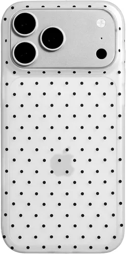 Vista 51 de inewateri Funda compatible con iPhone 11 con bonito diseño estético de lunares a la moda, fundas simples para TPU suave, funda de protección Negro