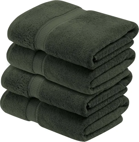 Vista 184 de BNM Toallas de Algodón Egipcio de Peso Pesado, Ideales para Baño, Ducha, Spa, Hotel, 800 GSM, Toallas Faciales/de Aseo, Toallas de Mano, Toallas