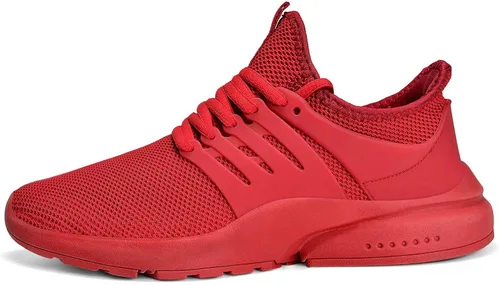 Vista 2 de Troadlop - Zapatos deportivo para mujer antideslizantes de meter con cordones de adorno para correr o caminar