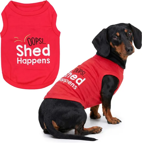 Vista 46 de Parisian Pet Camisa para perro – Camisas 100% algodón para perros pequeños – Chaleco negro sin mangas para cachorros – Ligero y transpirable Mejor