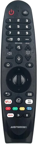 Vista 2 de AKB75855501 MR20GA Reemplazo remoto por voz para LG NanoCell TV 50NANO79UNA 49NANO80UNA 49NANO81ANA 49NANO85UNA 49NANO86UNA 55NANO90UNA 55NANO91ANA