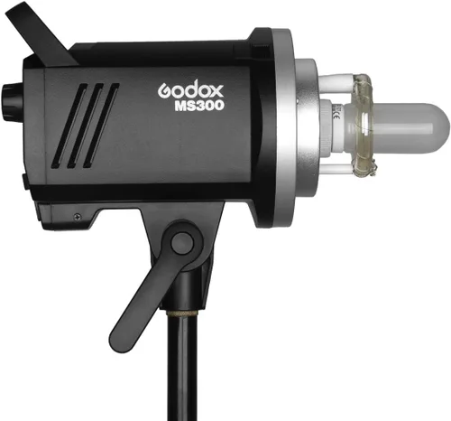 Vista 5 de Godox MS300 300WS GN58 Flash Studio Strobe Monolight con montaje Bowens, sistema inalámbrico Godox 2.4G incorporado, tiempo de reciclaje de 0.1 ~