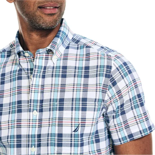 Vista 3 de Nautica Camisa de manga corta a cuadros para hombre