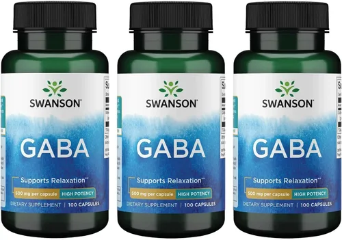 Vista 7 de Swanson GABA - Suplemento de aminoácidos que promueve la calma y la relajación para apoyar el sueño reparador - Fórmula de alta potencia para apoyar