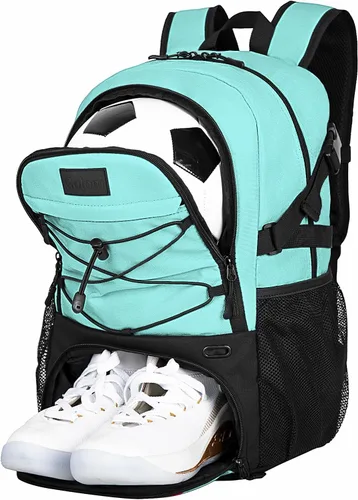 Vista 23 de Goloni Mochila de fútbol,Mochila de baloncesto con compartimento para pelotas y compartimento para zapatos,Mochila para baloncesto,Fútbol