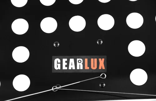 Vista 3 de Gearlux Soporte de partituras fundido a presión ligero y ventilado con ajuste de altura de hasta 71 pulgadas y revestimiento antioxidante de triple