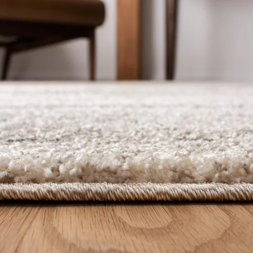 Vista 3 de SAFAVIEH Retro Collection Area Rug - 2' x 3', Cream & Grey, Non-Shedding & Easy to Clean, Ideal for Accent Space, Foyer, Bedside, Bathroom, Entryway