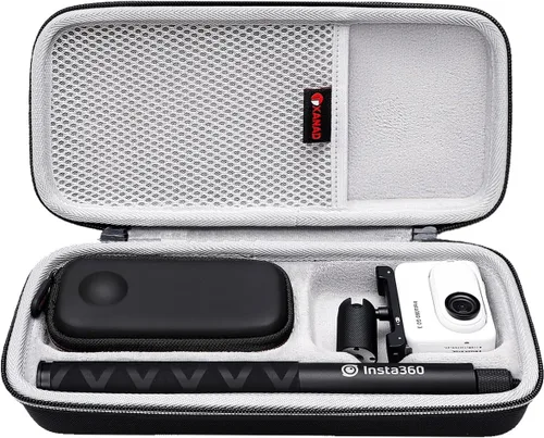 Vista 8 de XANAD Funda rígida para cámara de acción Insta360 X4 Air / Insta360 X3 / Insta360 ONE X2 Action Camera e Insta 360 Bullet Time Bundle con soporte