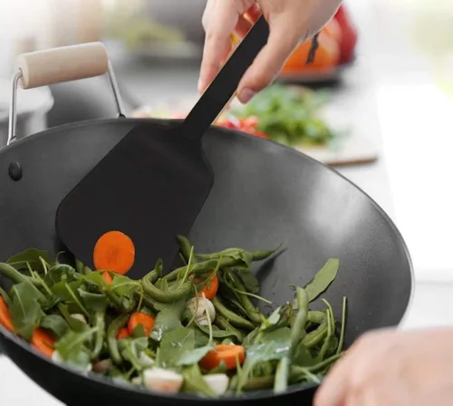 Vista 2 de Marcasin Silicone Nylon Utensils 24 Piece Set Spot Kitchen Tools Cooking Spoon Spatula Set Wholesale