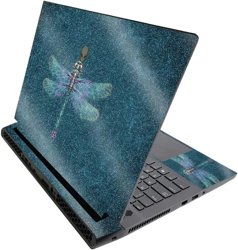 Vista 705 de MightySkins - Skin brillante con purpurina para Alienware M17 R3 (2020) y M17 R4 (2021) - Diversión de los años 90 Acabado duradero con purpurina