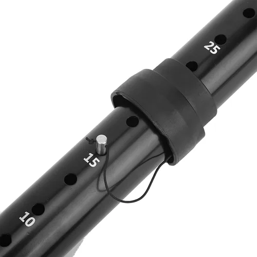 Vista 5 de Barra de extensión de mástil de windsurf de aleación de aluminio, accesorio de varilla de extensión de mástil de windsurf negro con adaptador