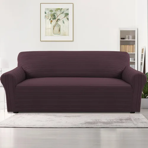 Vista 26 de H.VERSAILTEX Fundas de Loveseat de Alta Elasticidad, Funda de Sofá de 1 Pieza Antideslizante con Parte Inferior Elástica, Fundas de Sofá Gruesas