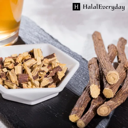 Vista 3 de HalalEveryDay - Palitos de regaliz africanos de 1 libra, palitos de regaliz 100% puros