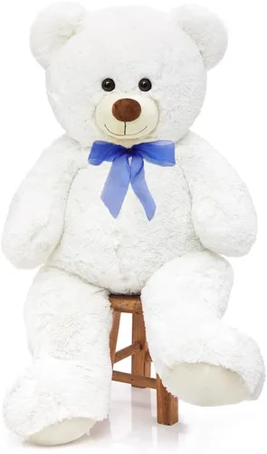 Vista 12 de MorisMos Oso de Peluche Gigante Animal de Peluche 3 pies, 36 pulgadas, Oso de Peluche Grande para Decoración de Baby Shower, Animal de Peluche