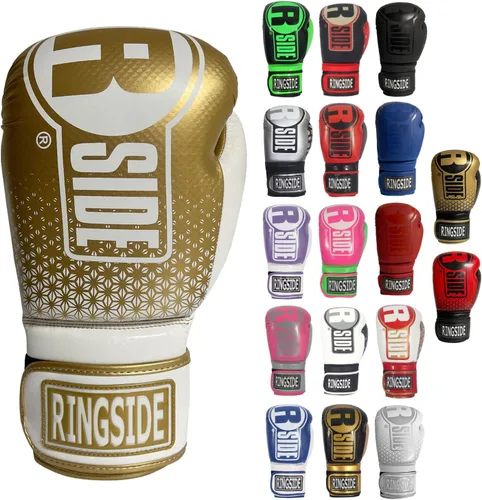 Vista 18 de Ringside Apex - Guantes de boxeo IMF-Tech con soporte seguro para la muñeca, guantes de boxeo sintéticos para hombres y mujeres