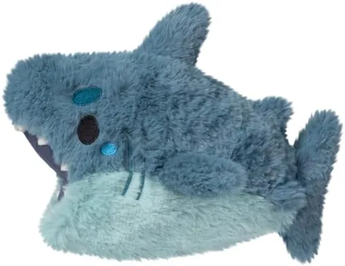 Vista 2 de Squishable - Snugglemi Snackers Megalodon - Colección acuática - 7 pulgadas - Juguete suave coleccionable - Frijoles
