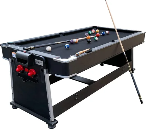 Vista 3 de RACK Triad - Mesa giratoria 3 en 1 de 7 pies para billar y pool