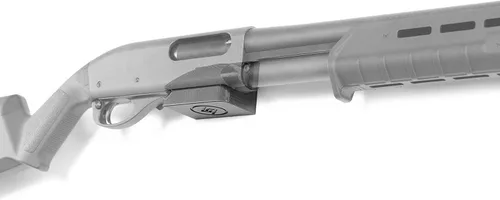 Vista 9 de Spartan Mounts para Remington 870 Sistema de organización de almacenamiento de exhibición de escopeta de pared Diseño único de perfil bajo