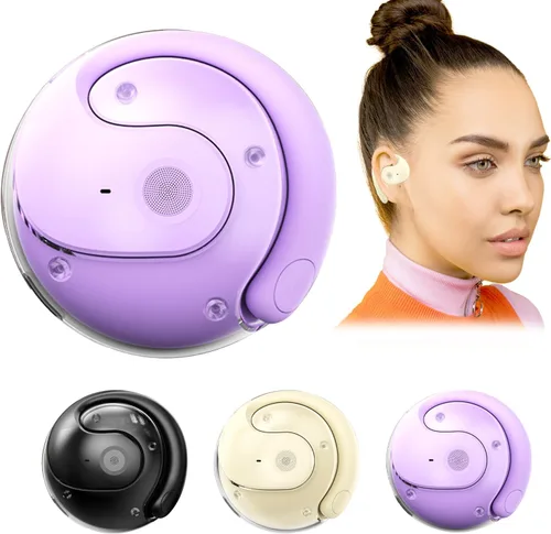 Vista 9 de Traductor de idiomas Auriculares, Audífonos Traductores en Tiempo Real, Soporte 75 Idiomas Auricular Inalámbrico Bluetooth (Beige)