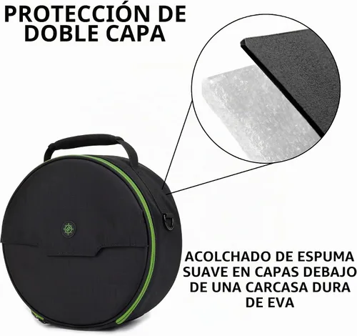 Vista 5 de ENHANCE Funda de auriculares portátil para auriculares con cable e inalámbricos, funda universal para auriculares compatible con Xbox, Beats, Bose