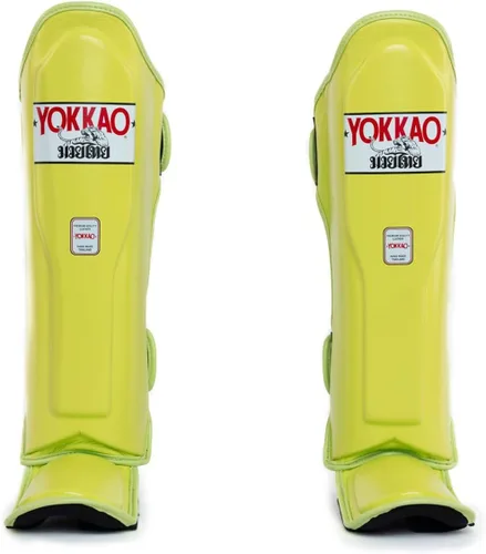 Vista 15 de YOKKAO Espinilleras Matrix Muay Thai Kickboxing MMA con rodilleras