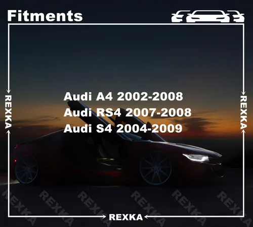 Vista 3 de Rexka 20 clips de retención de burlete de puerta A4 para Audi 8E0837485D A4 RS4 S4 B6 B7 8E0-837-485-D