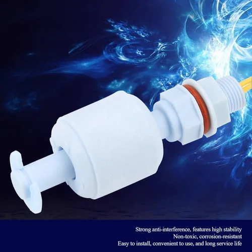 Vista 4 de Interruptor de flotador con sensor de nivel de agua vertical con salida de CA de 110 V para bomba de acuario, control de encendido/apagado