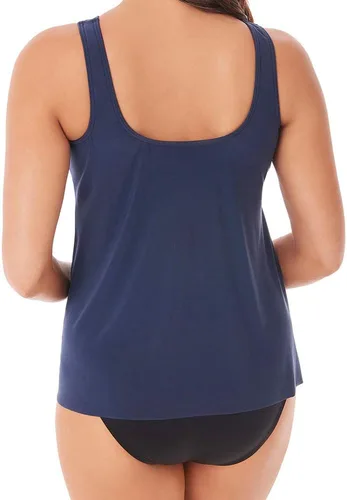 Vista 4 de Miraclesuit Traje de baño para mujer con copa DD-Illusionist Ursula Sujetador con aros de malla Insertada Tankini Traje de baño Top