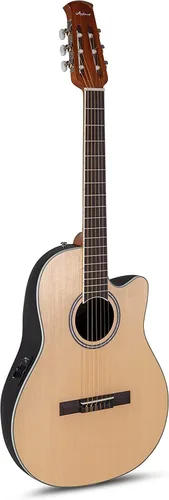 Vista 8 de Applause Traditional AB24-4S, guitarra electroacústica Cutaway de profundidad media