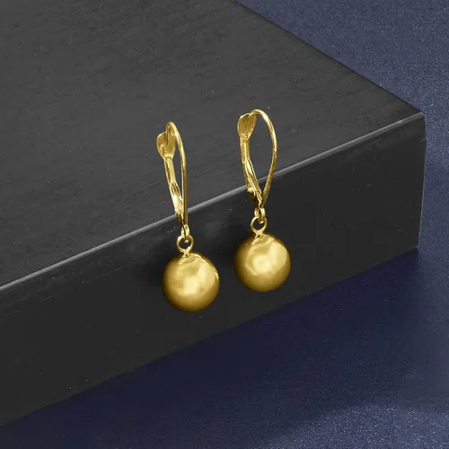 Vista 7 de Ross-Simons Pendientes de gota de oro amarillo de 14 quilates de 0.315in, Oro, no conocido