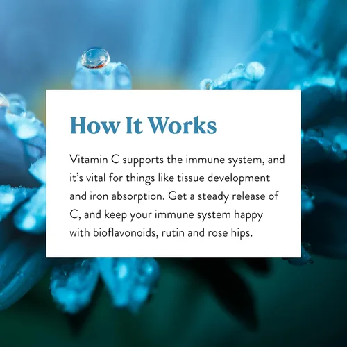 Vista 6 de Natures Sunshine Vitamina C Liberación temporal, 1000 mg, 120 tabletas Apoya el sistema inmunológico y apaga los radicales libres peligrosos