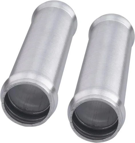 Vista 4 de AC PERFORMANCE - Unión de tuberías de aleación de aluminio, 2 unidades, 1 pulgada, conector de tubos de silicona, 4 pulgadas de longitud