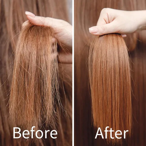 Vista 7 de Acondicionador ligero sin enjuague de proteína de queratina para colágeno seco dañado, reparación profunda, tubo acondicionador de cabello