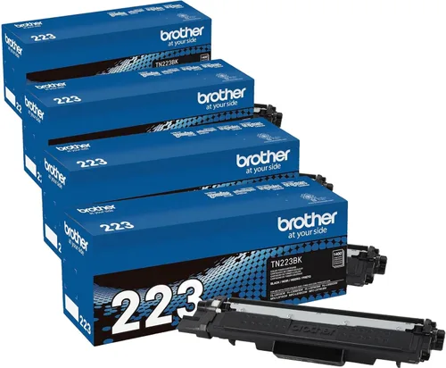 Vista 14 de Brother Genuino TN227, TN227BK, Cartucho de Tóner de Alto Rendimiento, Tóner Negro de Repuesto, Rendimiento de Página de Hasta 3,000 Páginas