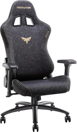 Vista 12 de Silla para juegos con reposabrazos ajustables 4D, reclinable de 170° y capacidad de 320 libras, silla ergonómica de computadora de respaldo alto