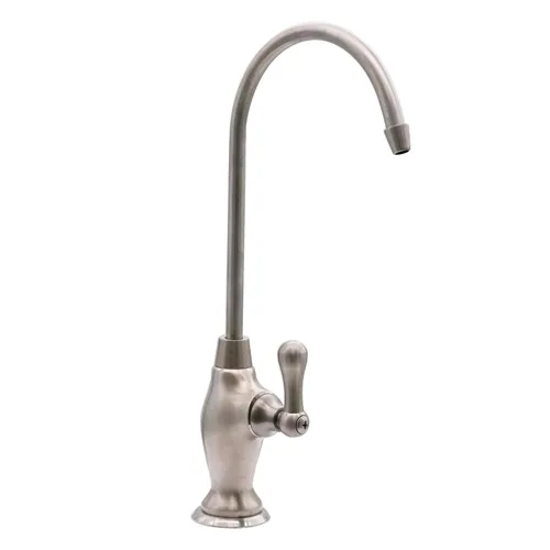 Vista 3 de Westbrass D2033-NL-20 Grifo dispensador de agua fría clásico de 1 palanca de 10 pulgadas, acero inoxidable